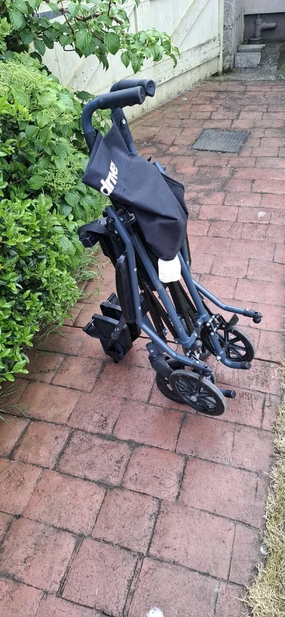 Drive Travelite Folding  Lightweight Wheelchair - Image 2