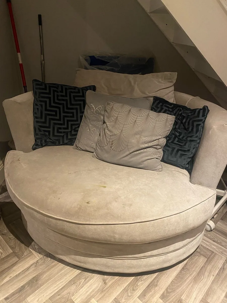 Small sized Grey Couch - Image 1