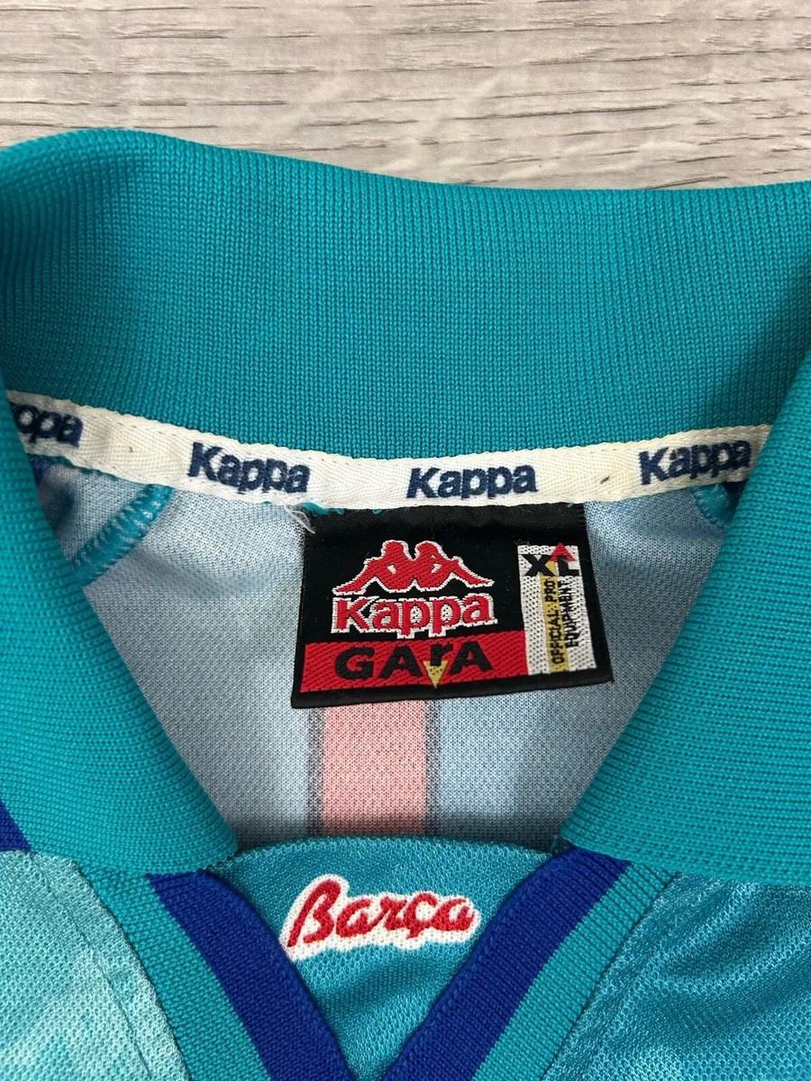 Vintage 1995 Kappa Barcelona Away Jersey Shirt XL - Image 4