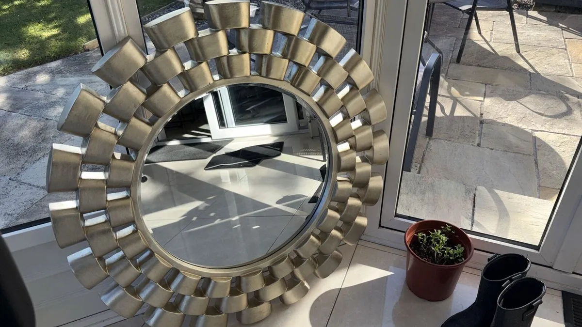 Large Round Mirror - Image 1