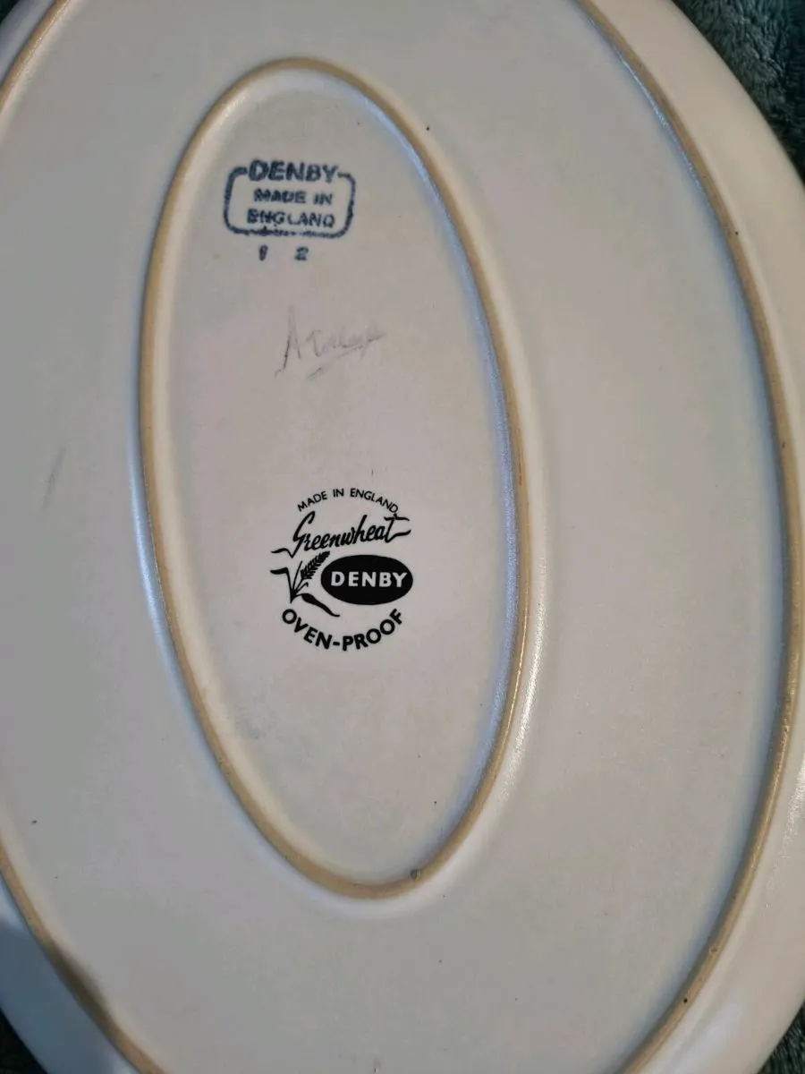 Vintage DENBY oval platter - Image 2