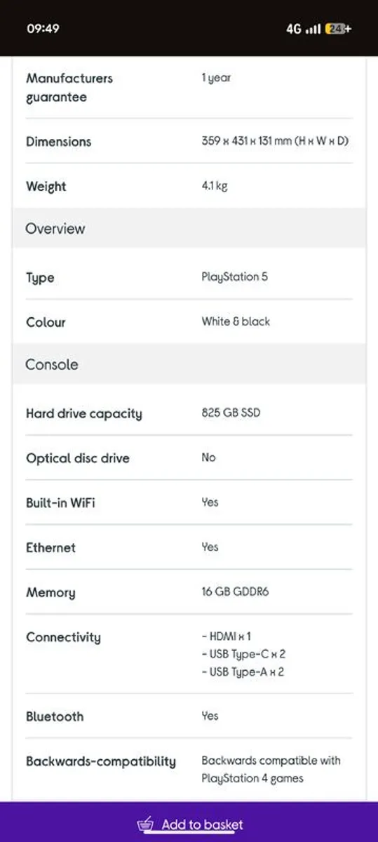 PlayStation 5 Digital Edition warranty until 01/01/2027 - Image 3