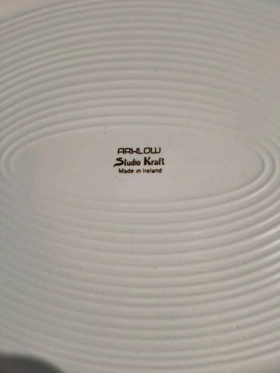 Vintage Arklow pottery platter - Image 4
