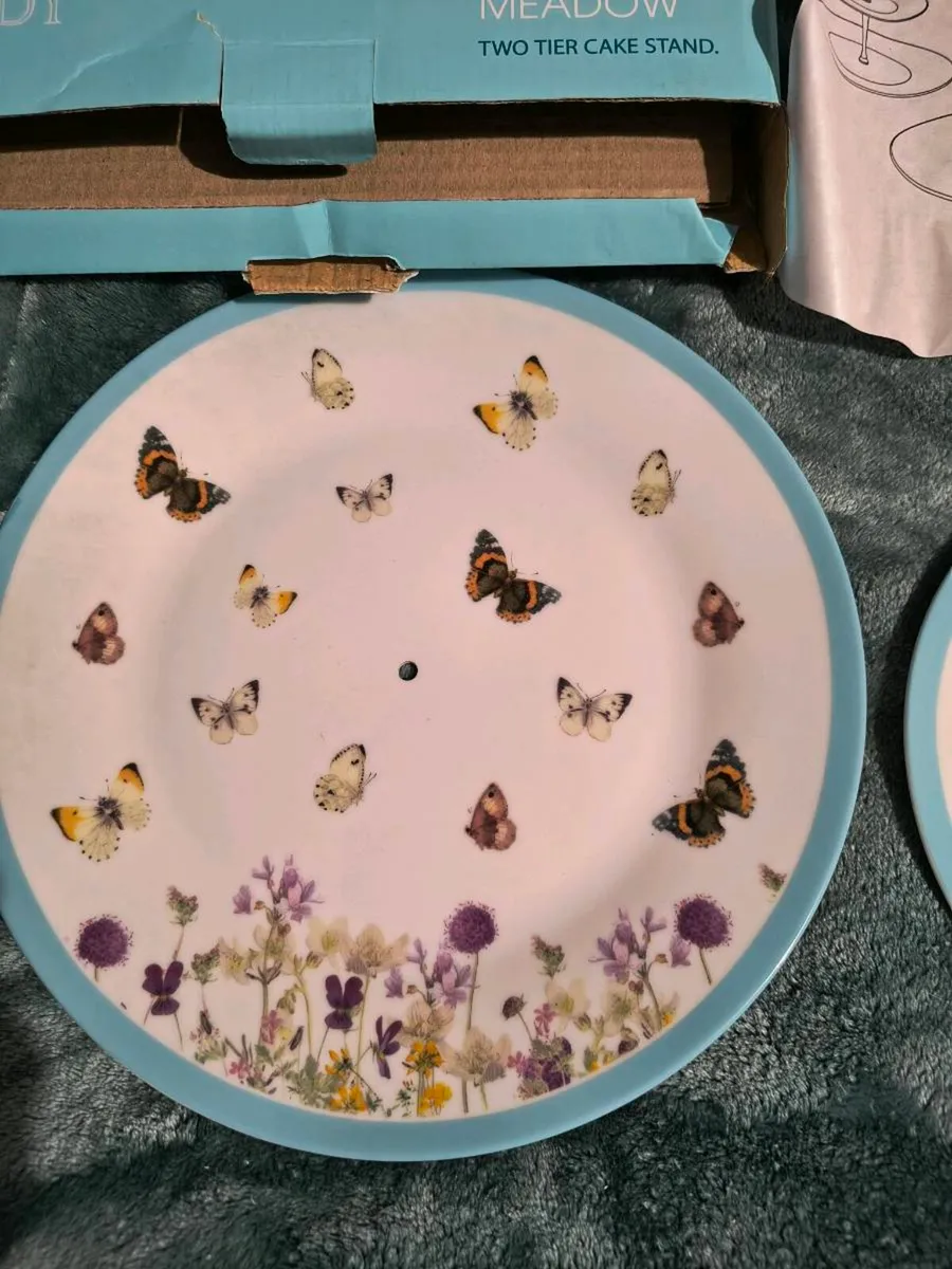 Two tier cake stand - Image 2