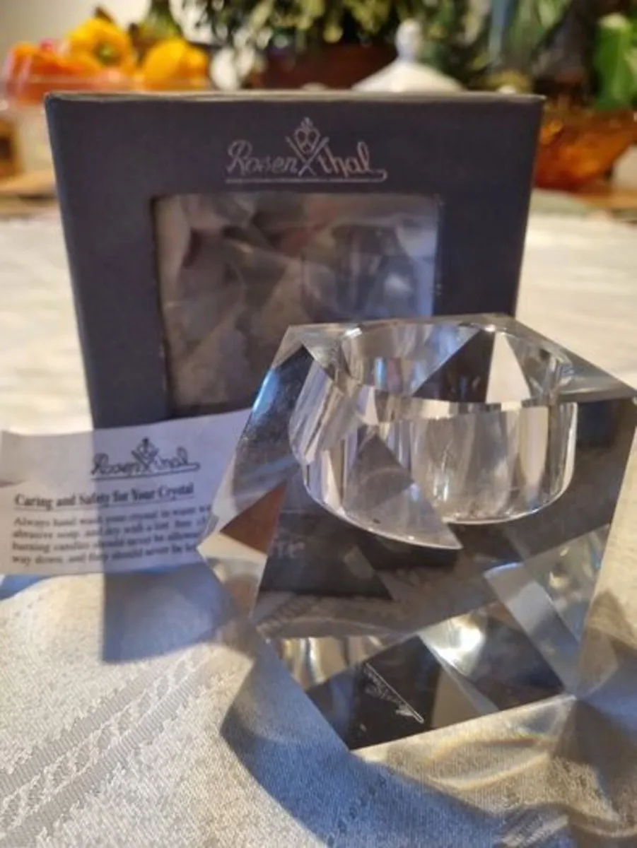 Rosenthal crystal candlestick - Image 2