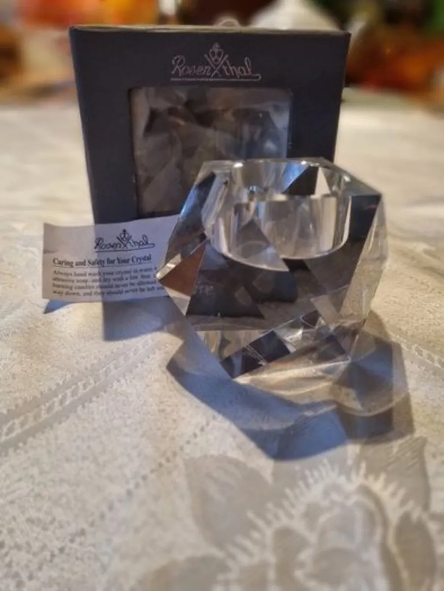 Rosenthal crystal candlestick - Image 3