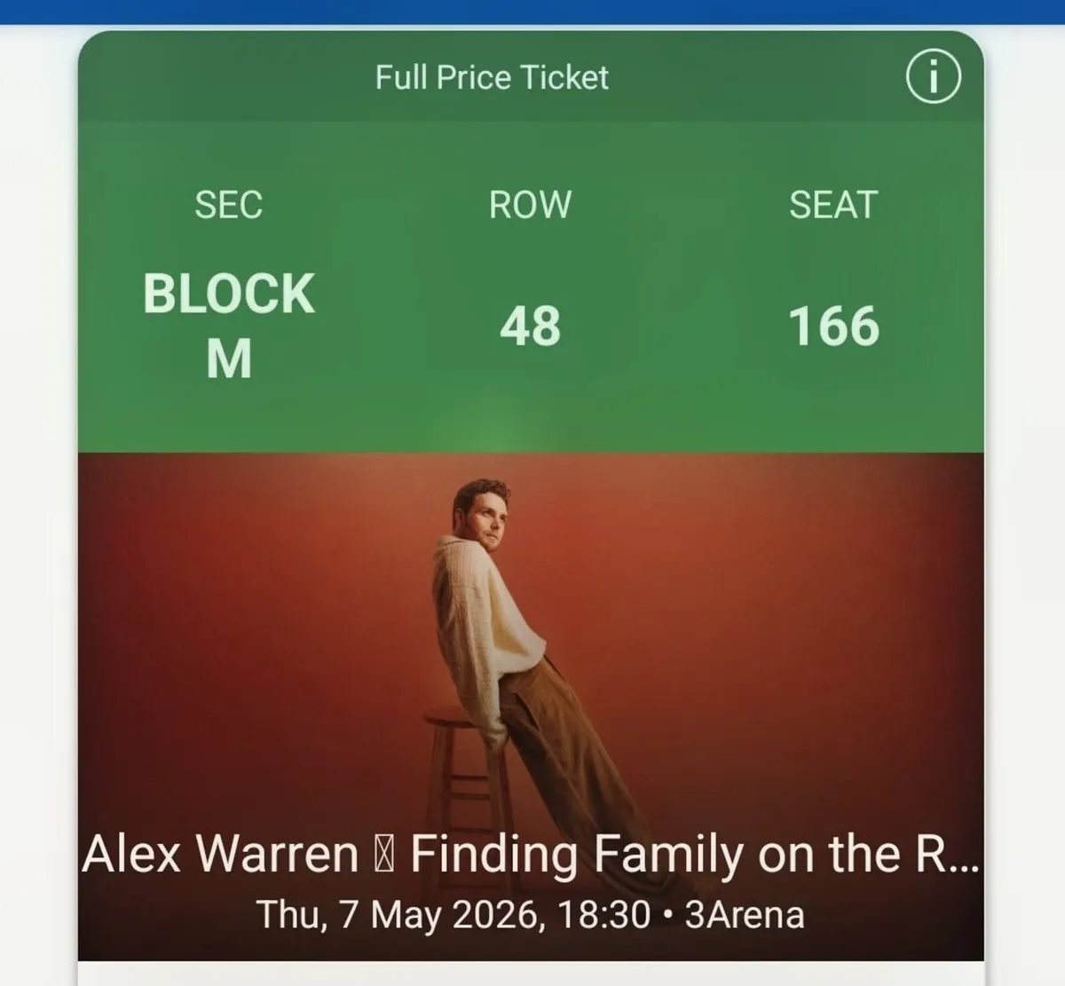 Alex Warren Tickets