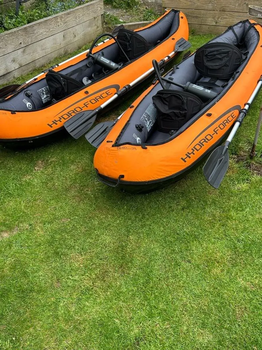 Two,double Hydroforce Ventura inflatable kayaks - Image 2