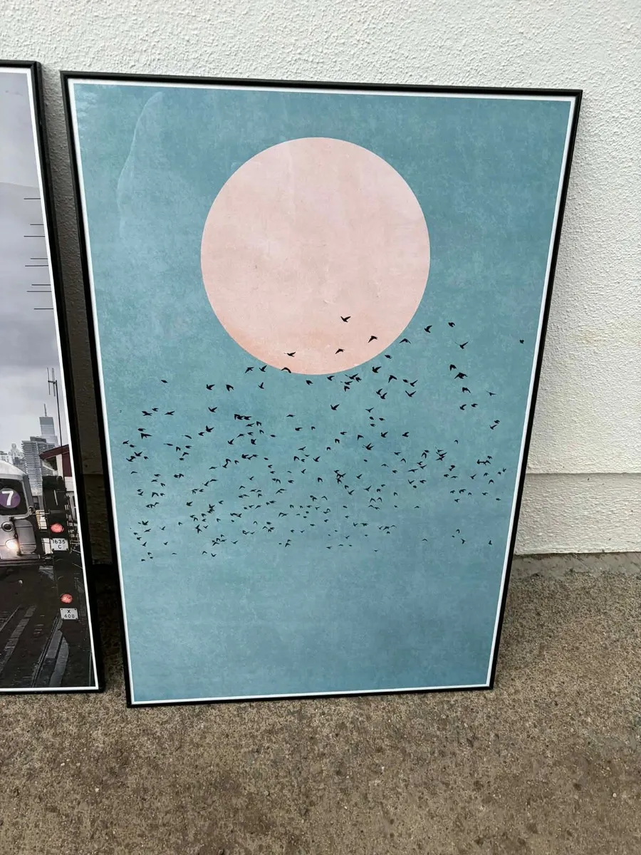 2 large framed pictures - Image 2