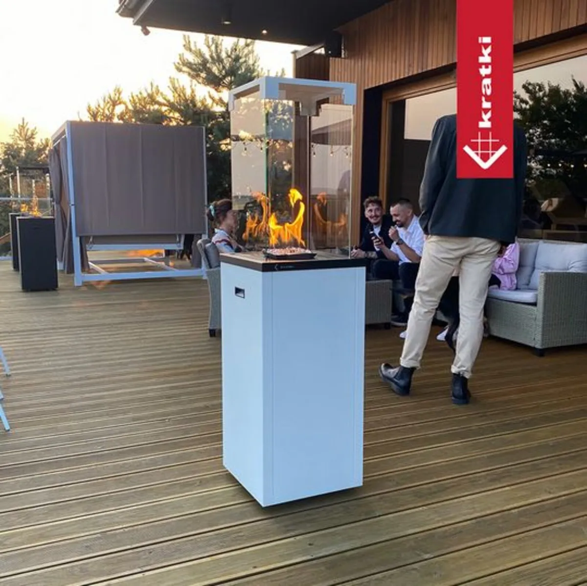 Gas heater PATIO LIGHT white - Image 2