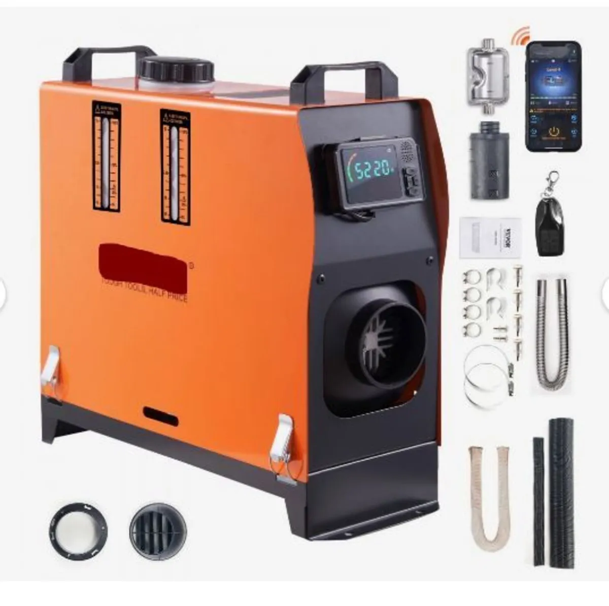 Diesel Air Heater All-in-one 12V 5-8KW Bluetooth - Image 1