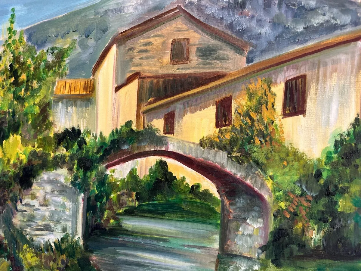 Vintage oil painting - Image 2