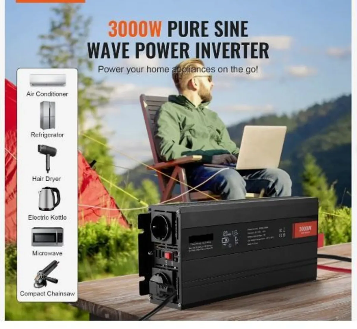 Pure Sine Wave Inverter, 3000 Watt - Image 3