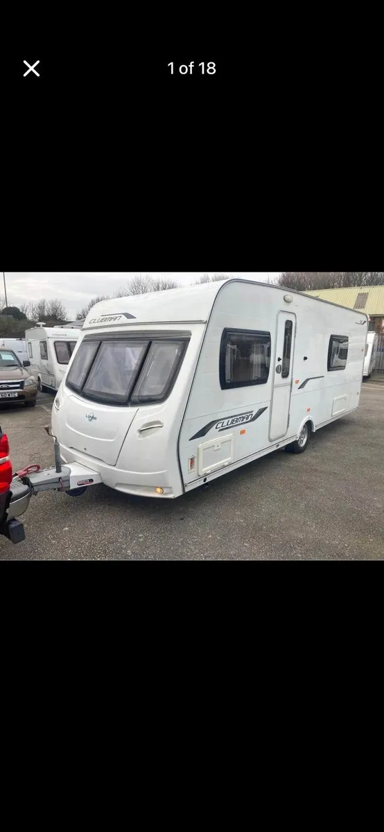 Lunar clubman fixed bed caravan - Image 1