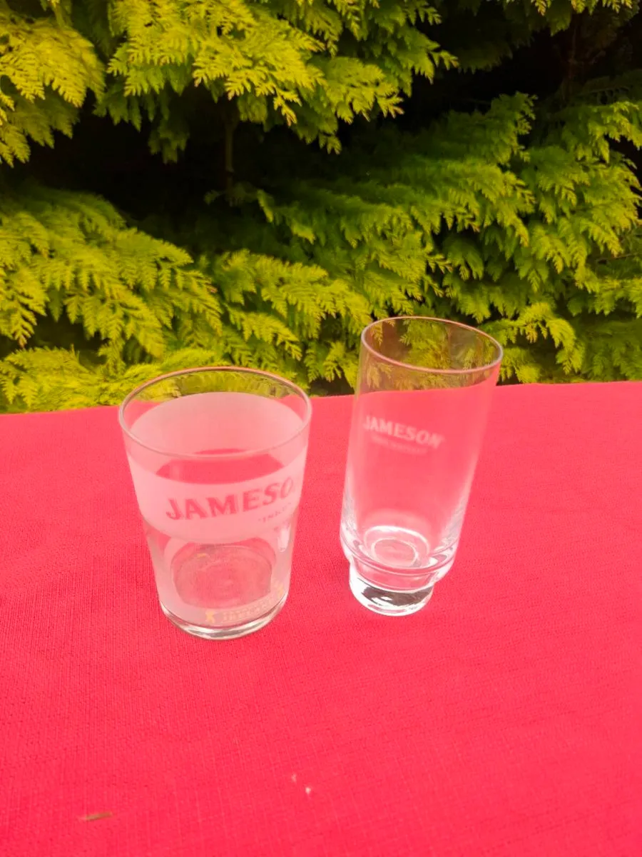 Duo jameson whiskey glasses postage possible