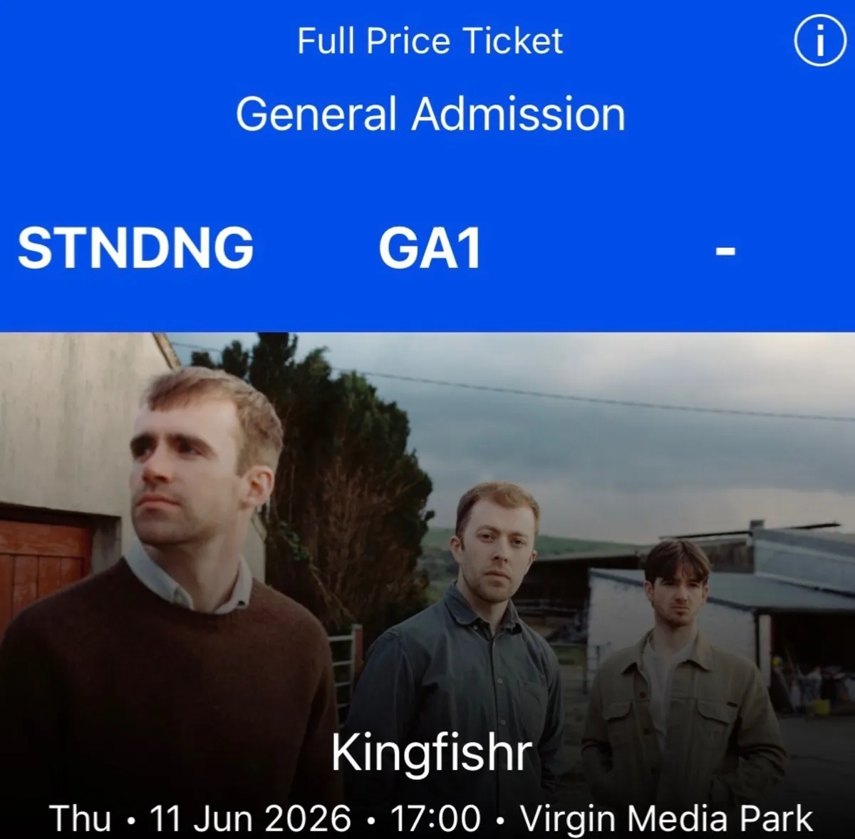 Kingfishr Tickets
