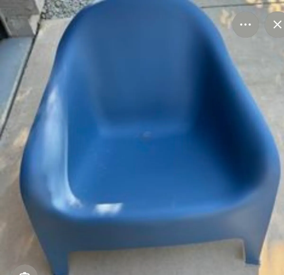 IKEA skarpo chair blue - Image 1