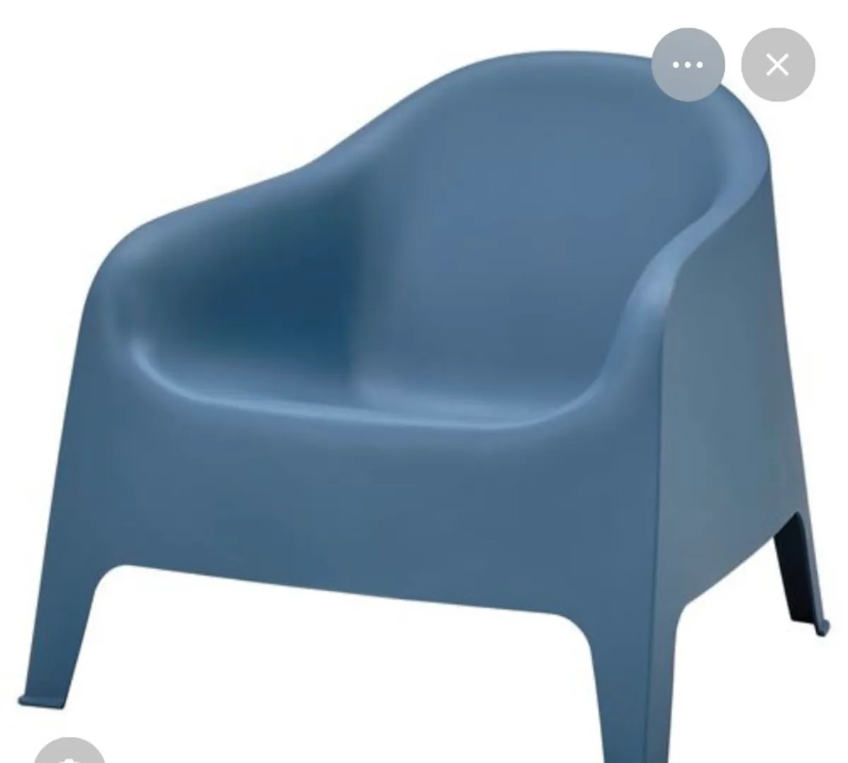 IKEA skarpo chair blue - Image 2
