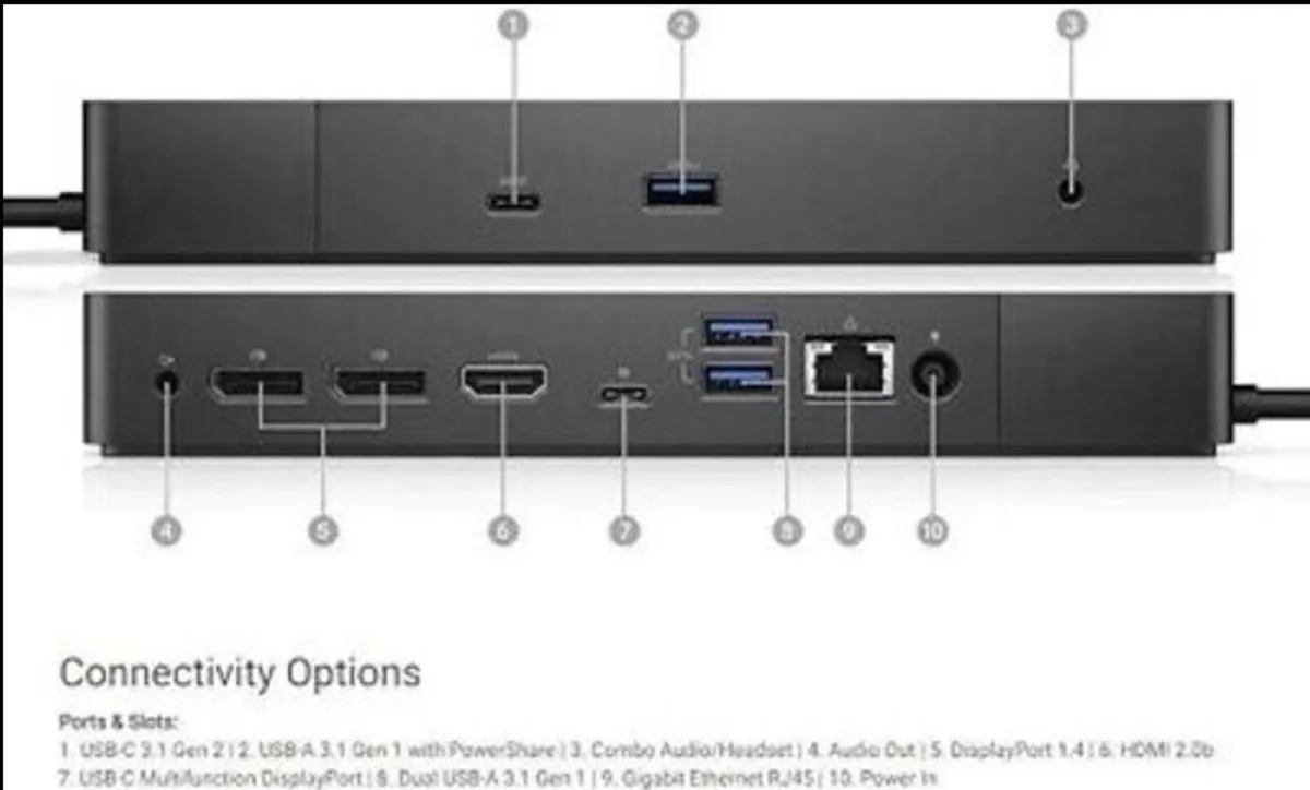 Dell D6000s docking station - Image 4