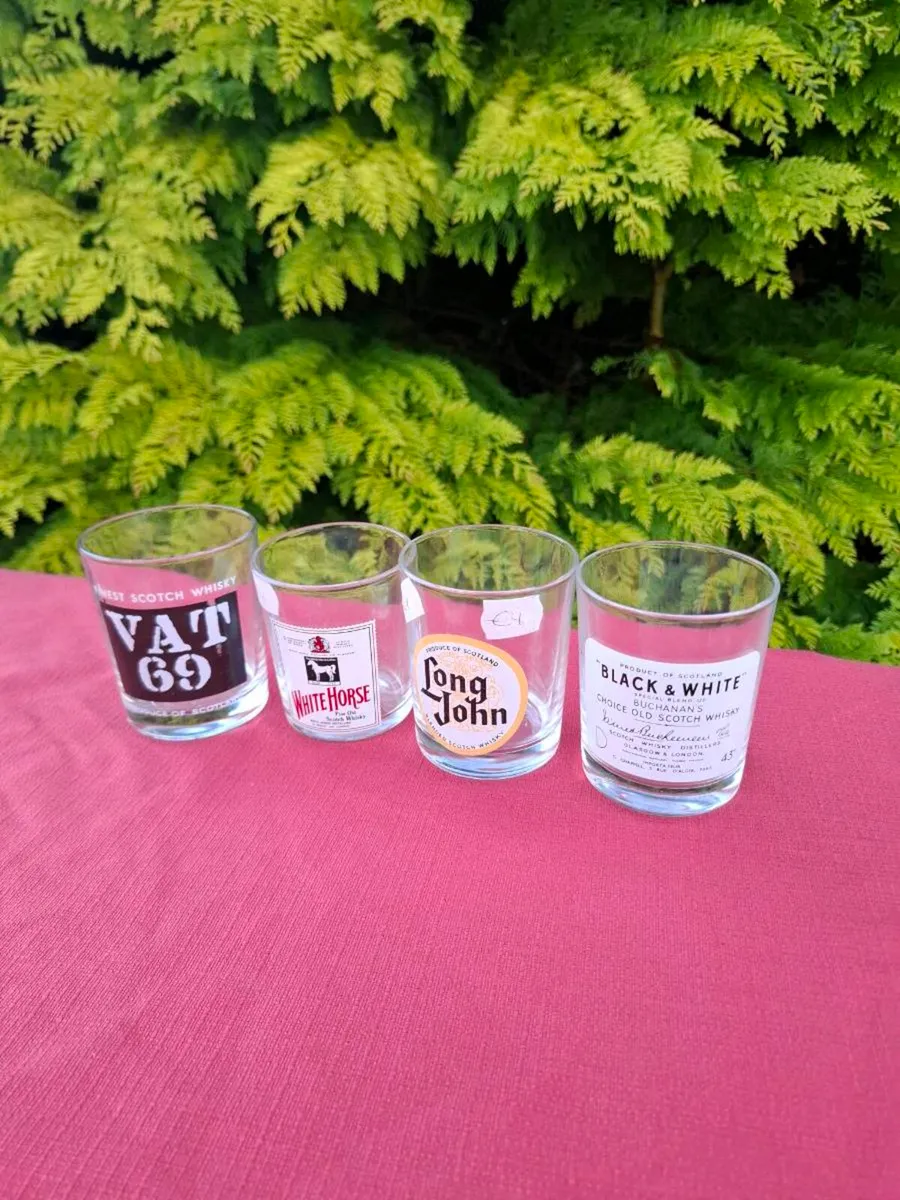 4 whiskey glasses postage possible - Image 2