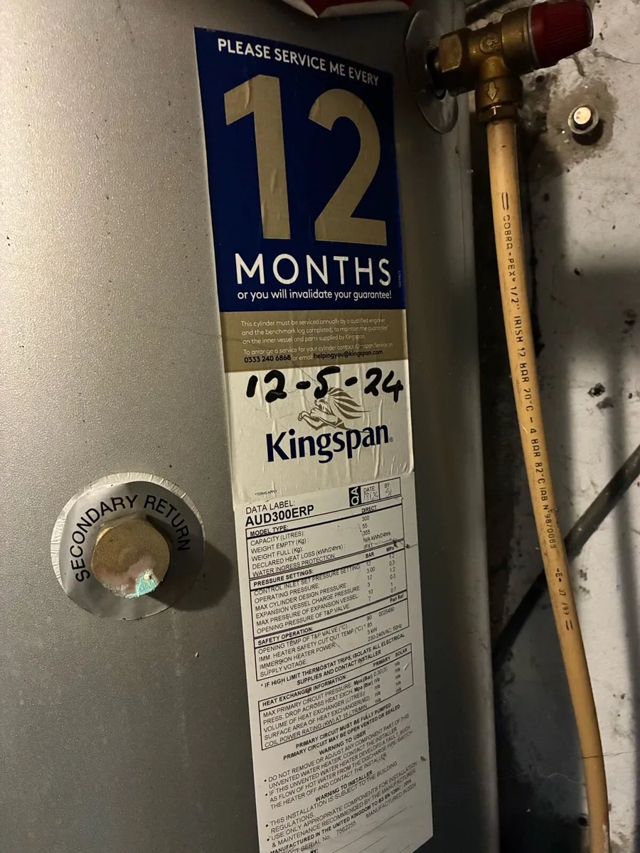 Kingspan water heater - Image 1