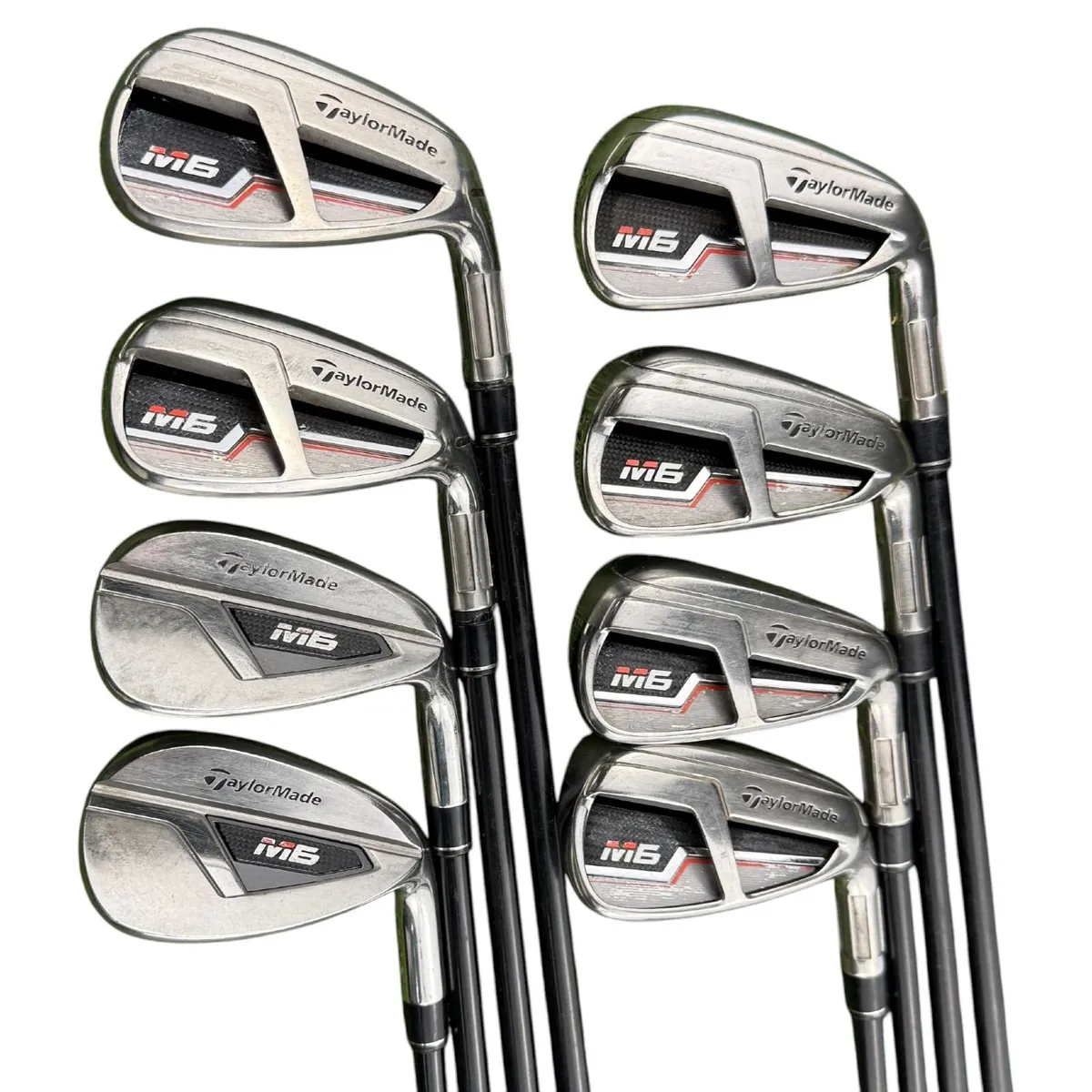 Taylormade M6 Irons / 5-Pw-Aw-Sw / Atmos 5A Senior - Image 2