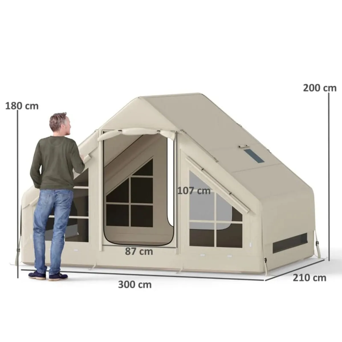 Inflatable Camping Tent with Pump and Stove Jack H - Image 4