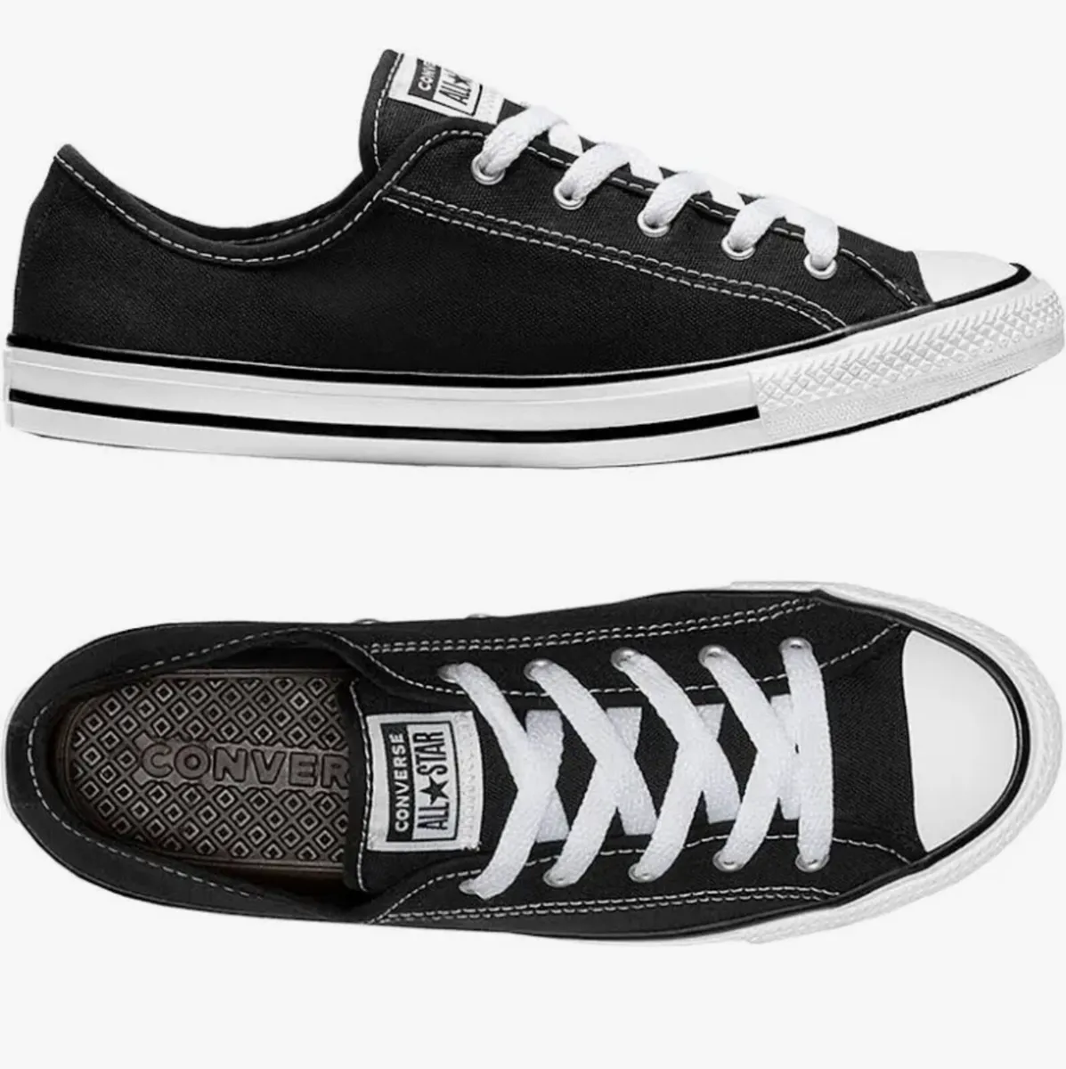 All Star Shoes Dainty Ox Black - Image 1