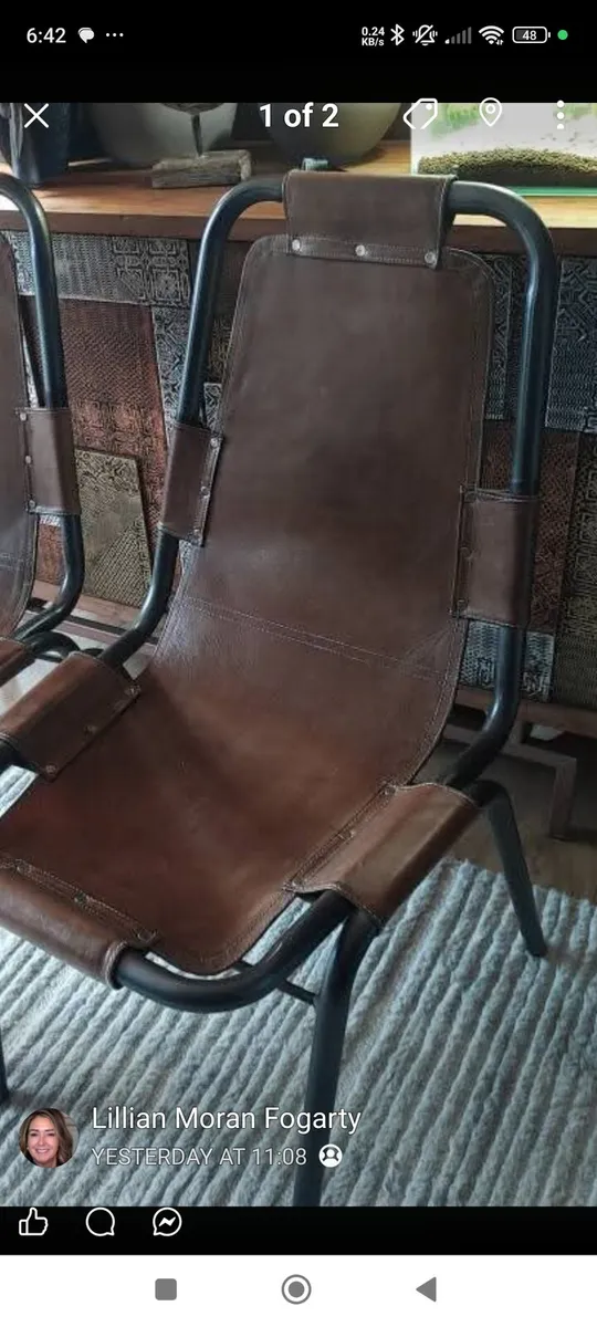 6 Vintage style chairs - Image 2
