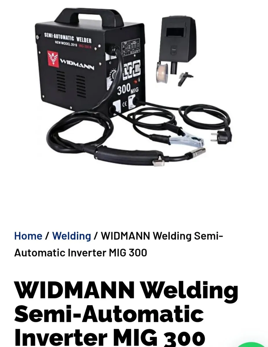 Mig welder 300amp gasless