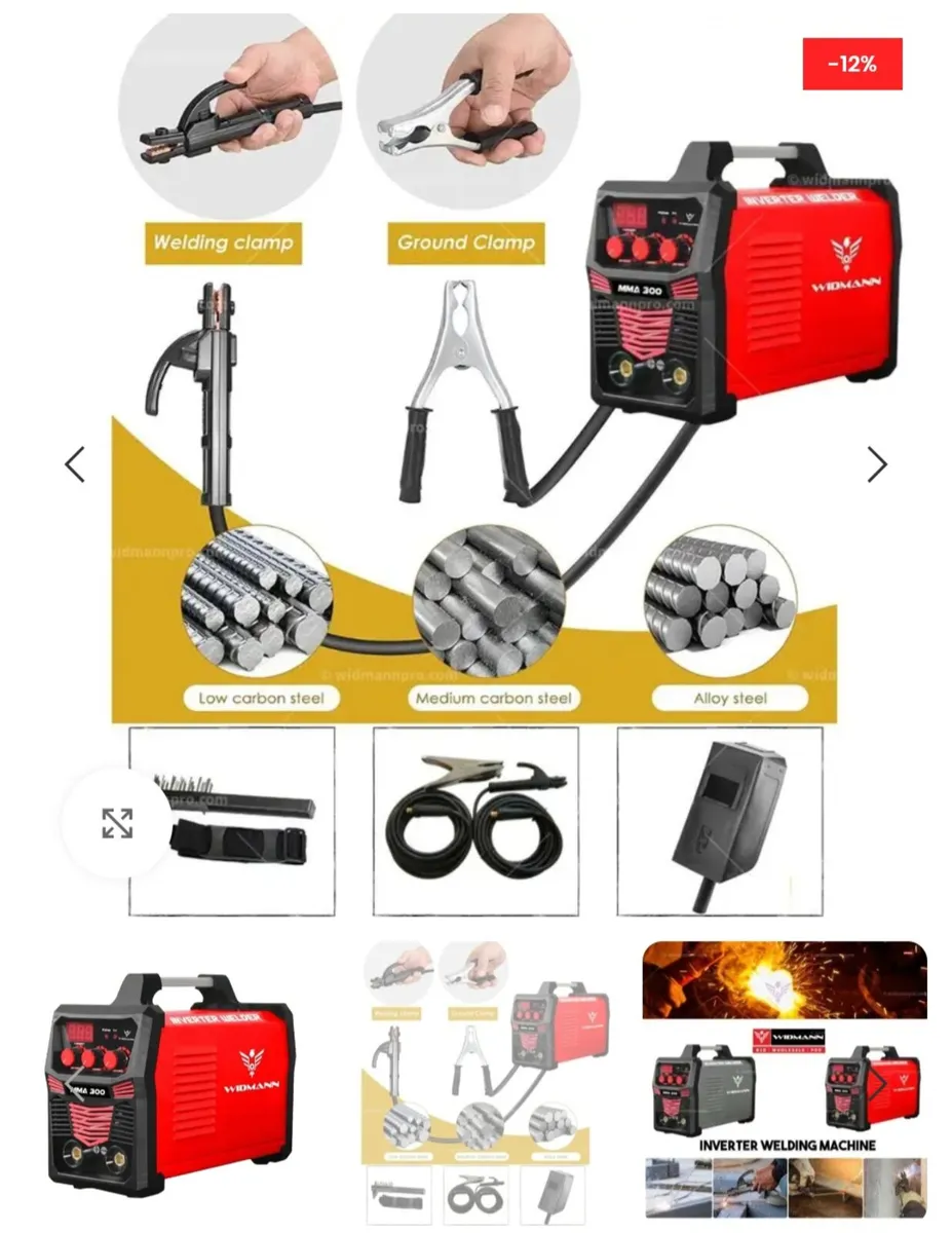 Inverter welder 300amp 230v - Image 2
