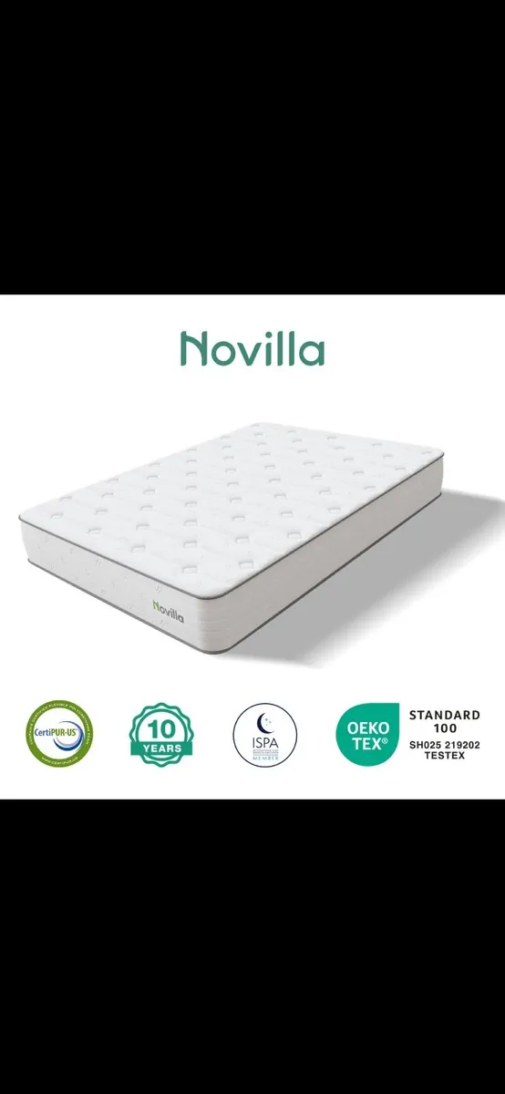 Super King Novilla 25cm Ortho Memory Foam Pocket S - Image 1
