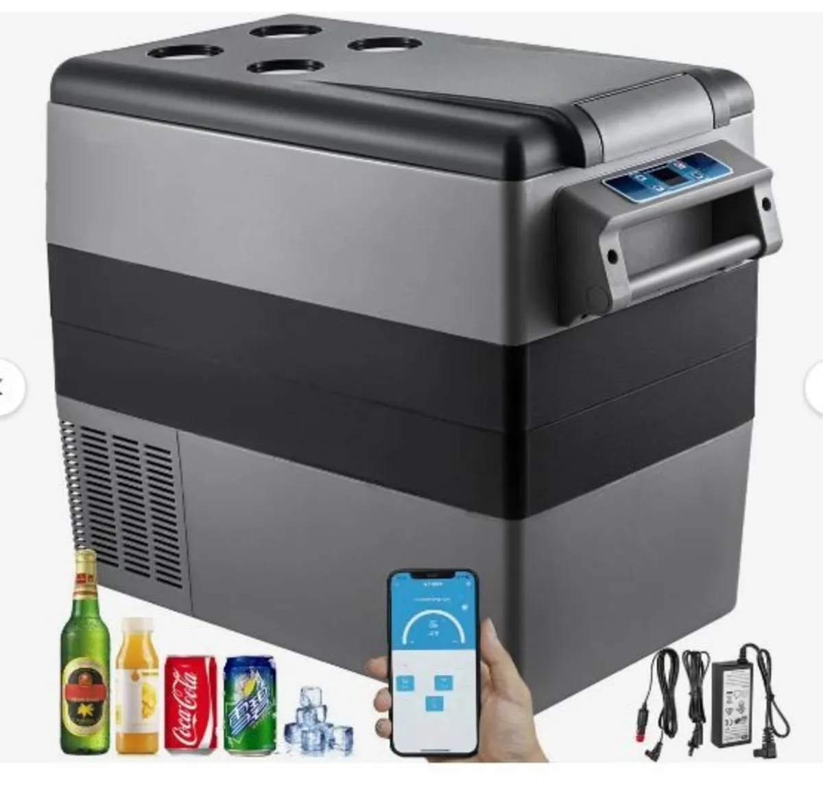 Portable Cool Box 55L Car Fridge 220 V - Image 1