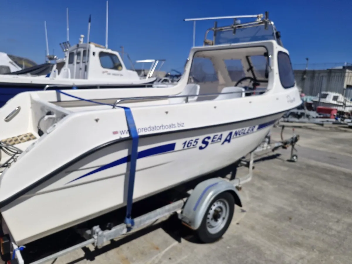 Predator 165 hull paired with a Mariner 60HP - Image 1