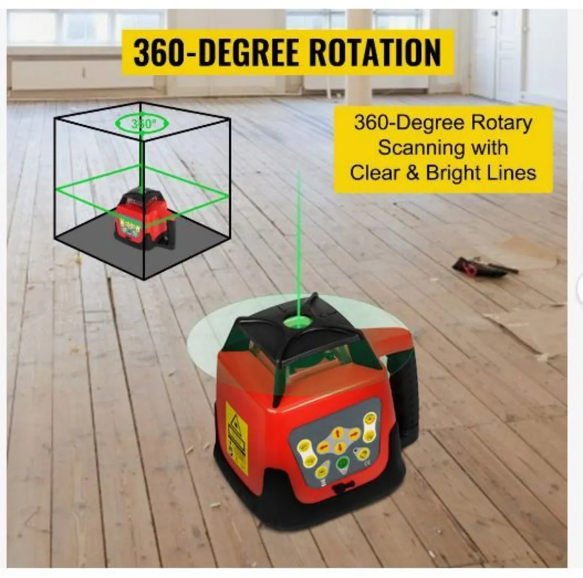 Green Rotary Laser Level Kit - Image 4