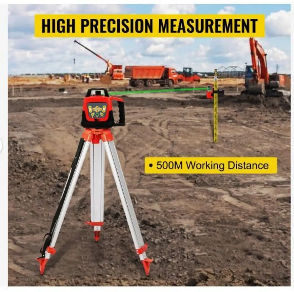 Green Rotary Laser Level Kit - Image 2