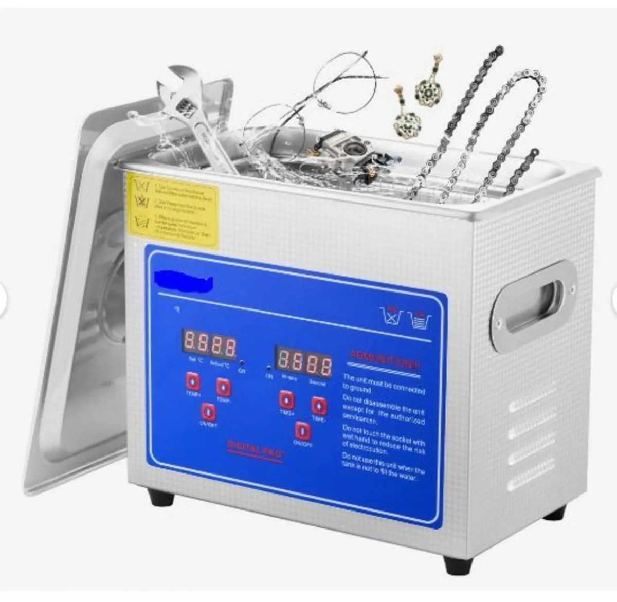 Professional Ultrasonic Cleaner, 2.85 L Ultrasonic - Image 2