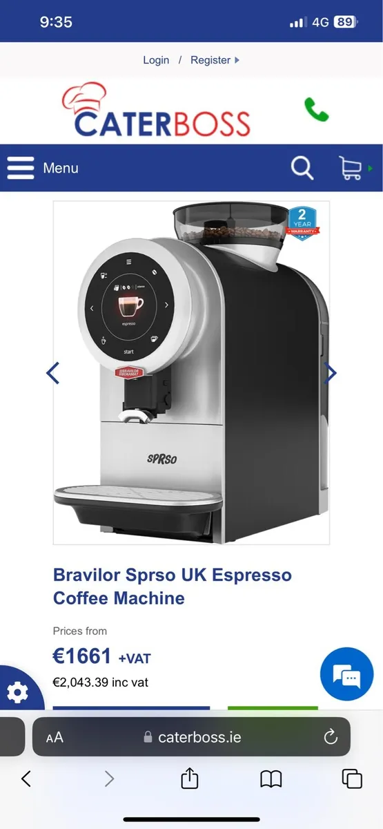 Bravilor Sprso bean to cup coffee machine - Image 4