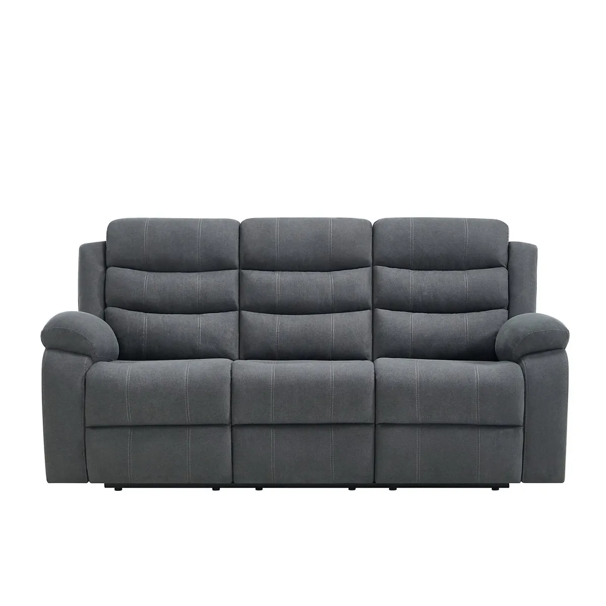 Free Delivery 3+2 Full Fabric Recliner - Image 3