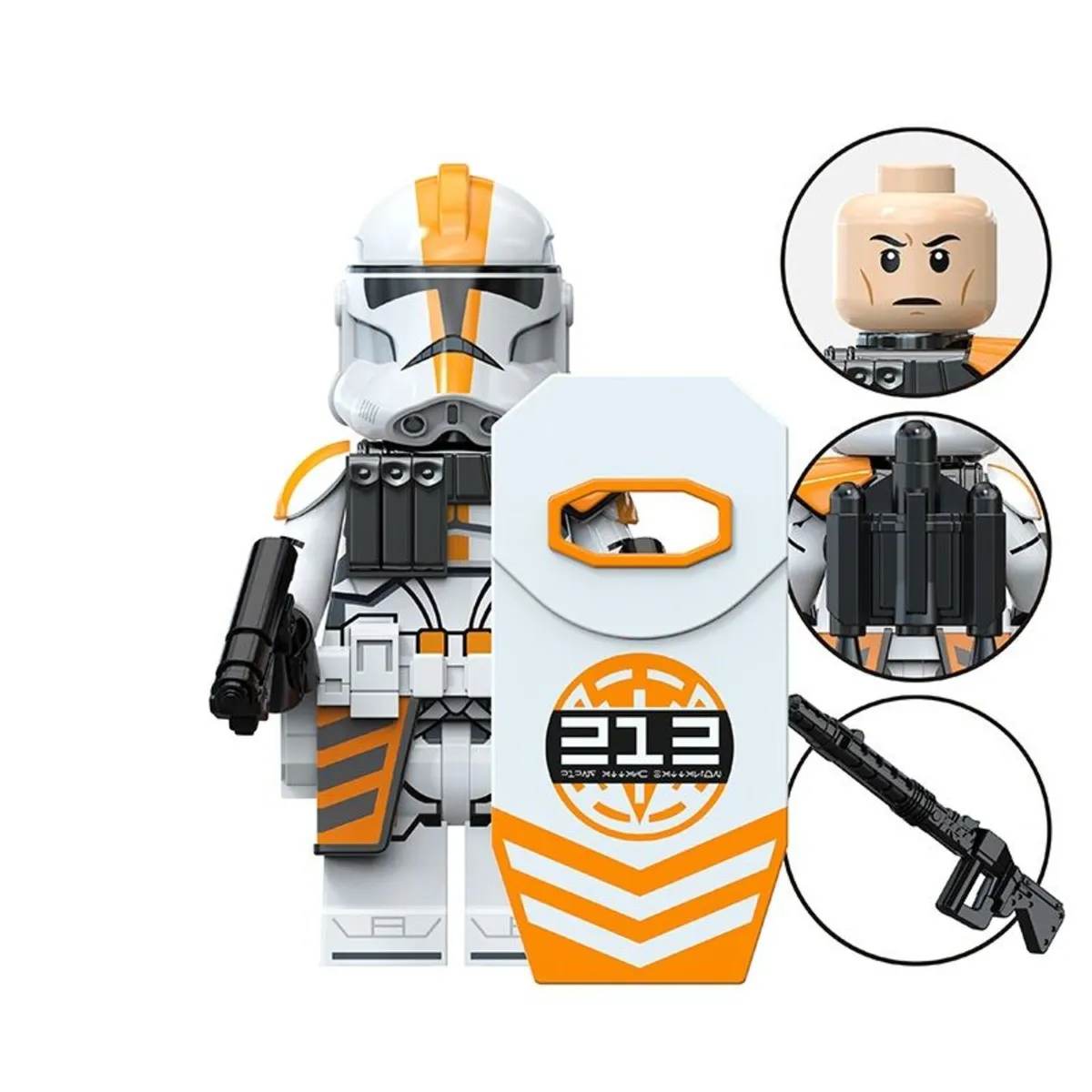 [8-Pack] 212th Attack Battalion Trooper Minifigure - Image 3