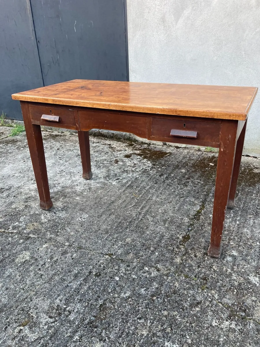 Vintage Desk - 2 Drawer - Image 2