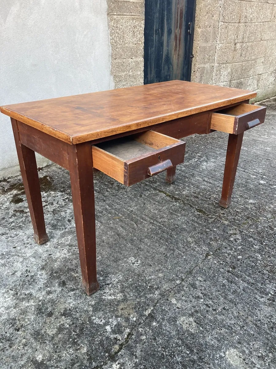 Vintage Desk - 2 Drawer - Image 4