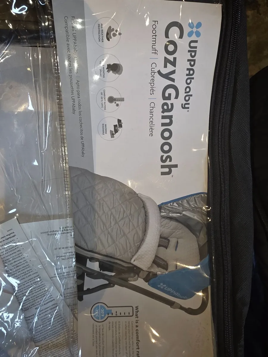 Uppababy Ganoosh footmuff as New - Image 2