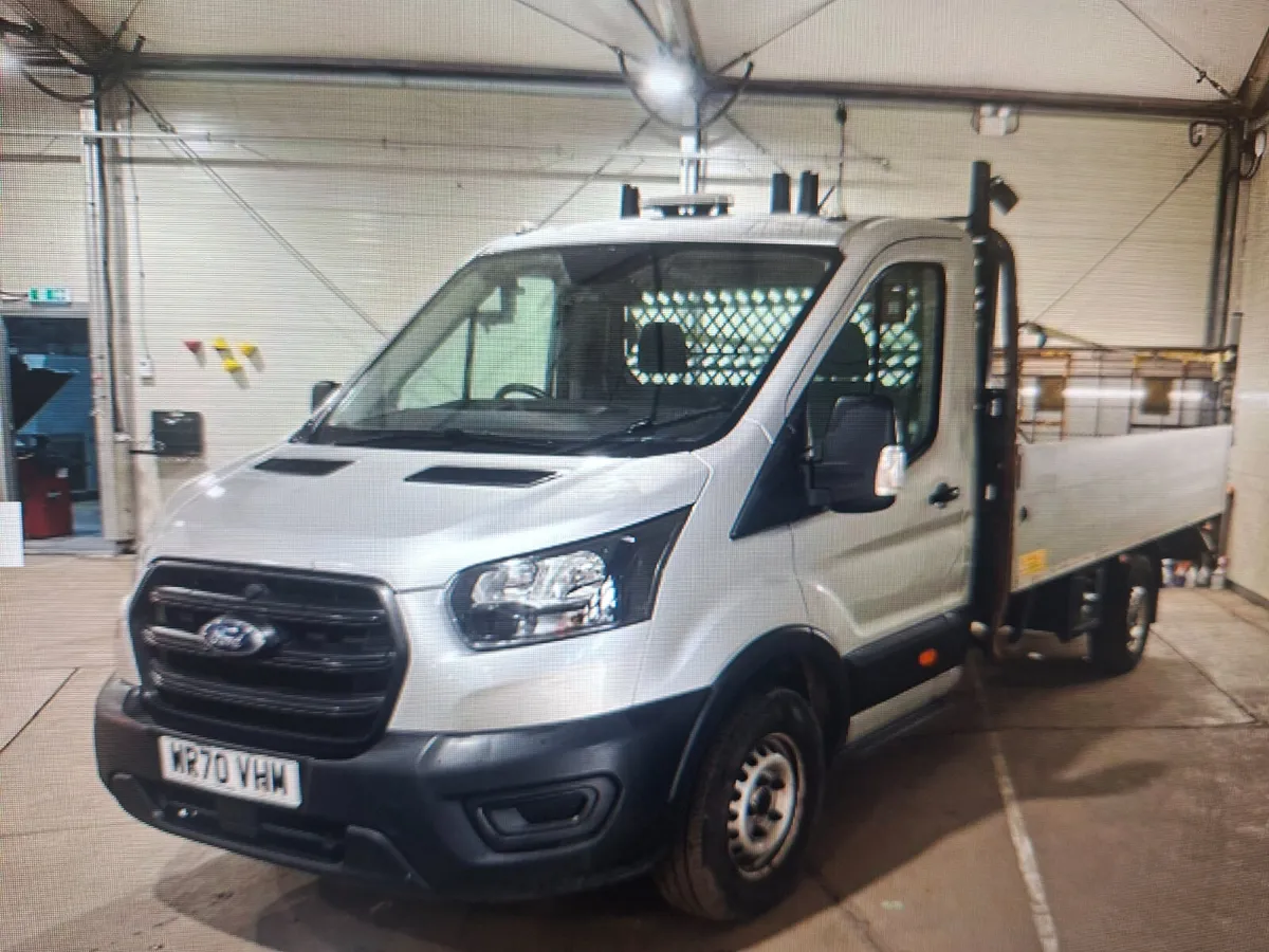 2021 TRANSIT 130 350 RWD 14FT DROPSIDE & TAILLIFT - Image 1