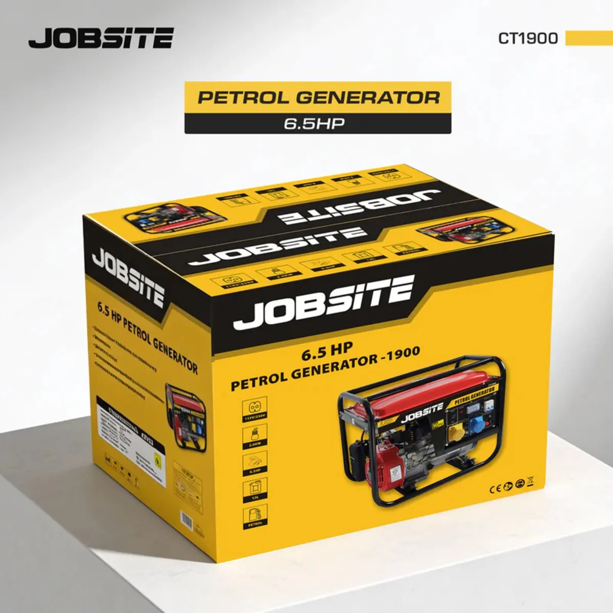 6.5HP Petrol Generator 2.0KW Single Phase - Image 2