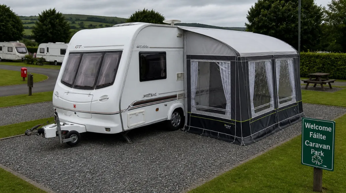 2/3 birth Elldis mistral caravan - Image 1