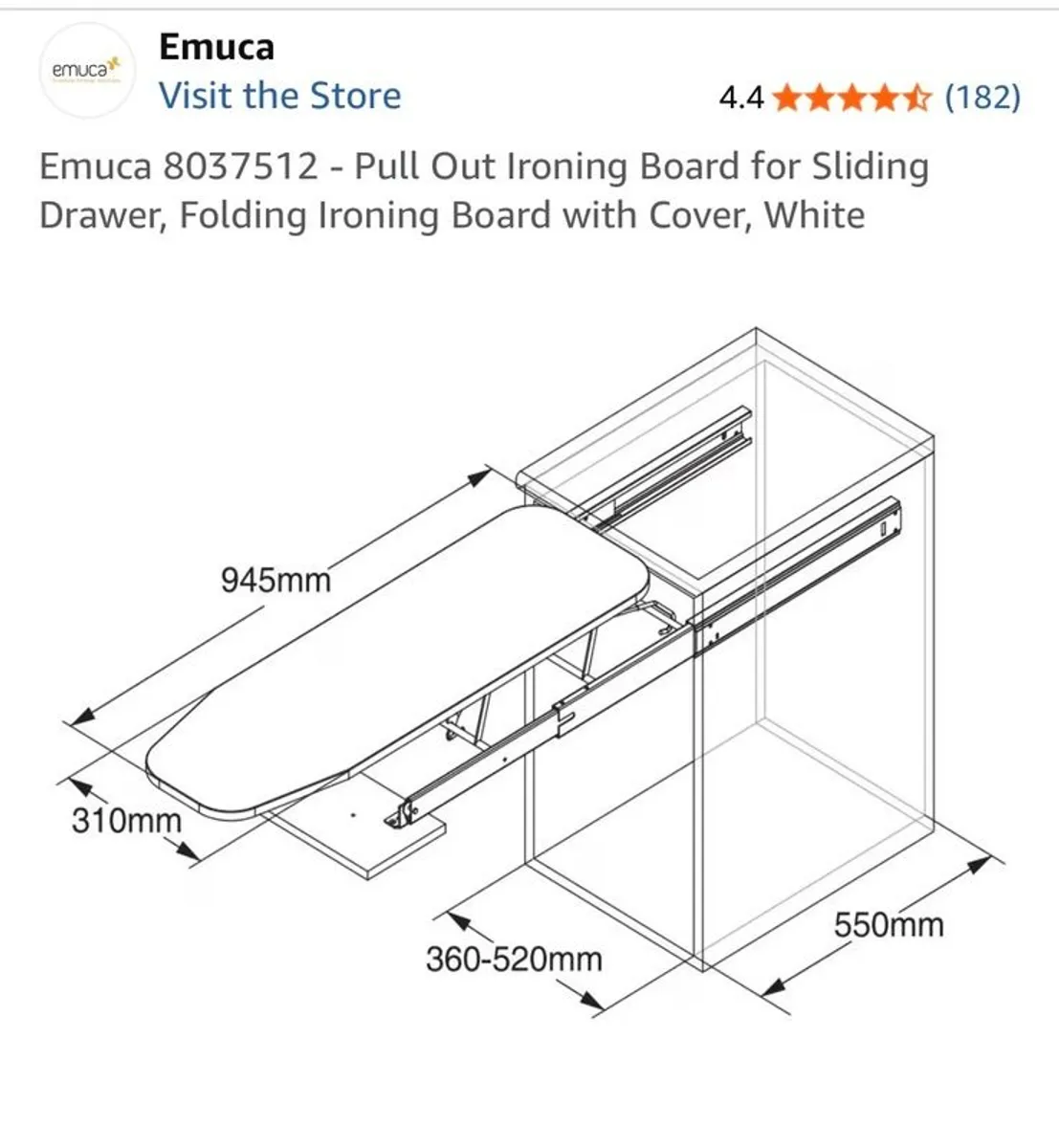 Pull Out Ironing Board - Image 4