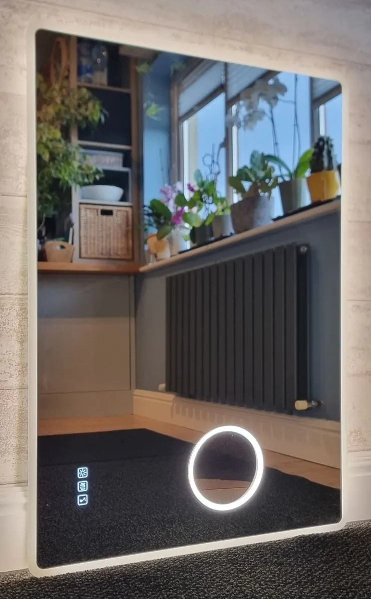 LED Bathroom Mirror Speakers Antifog 70x100 - Image 3