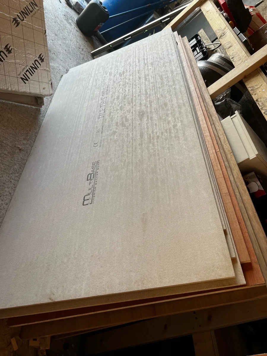 Tile back boards 1200 by 2400 new and kept in dry