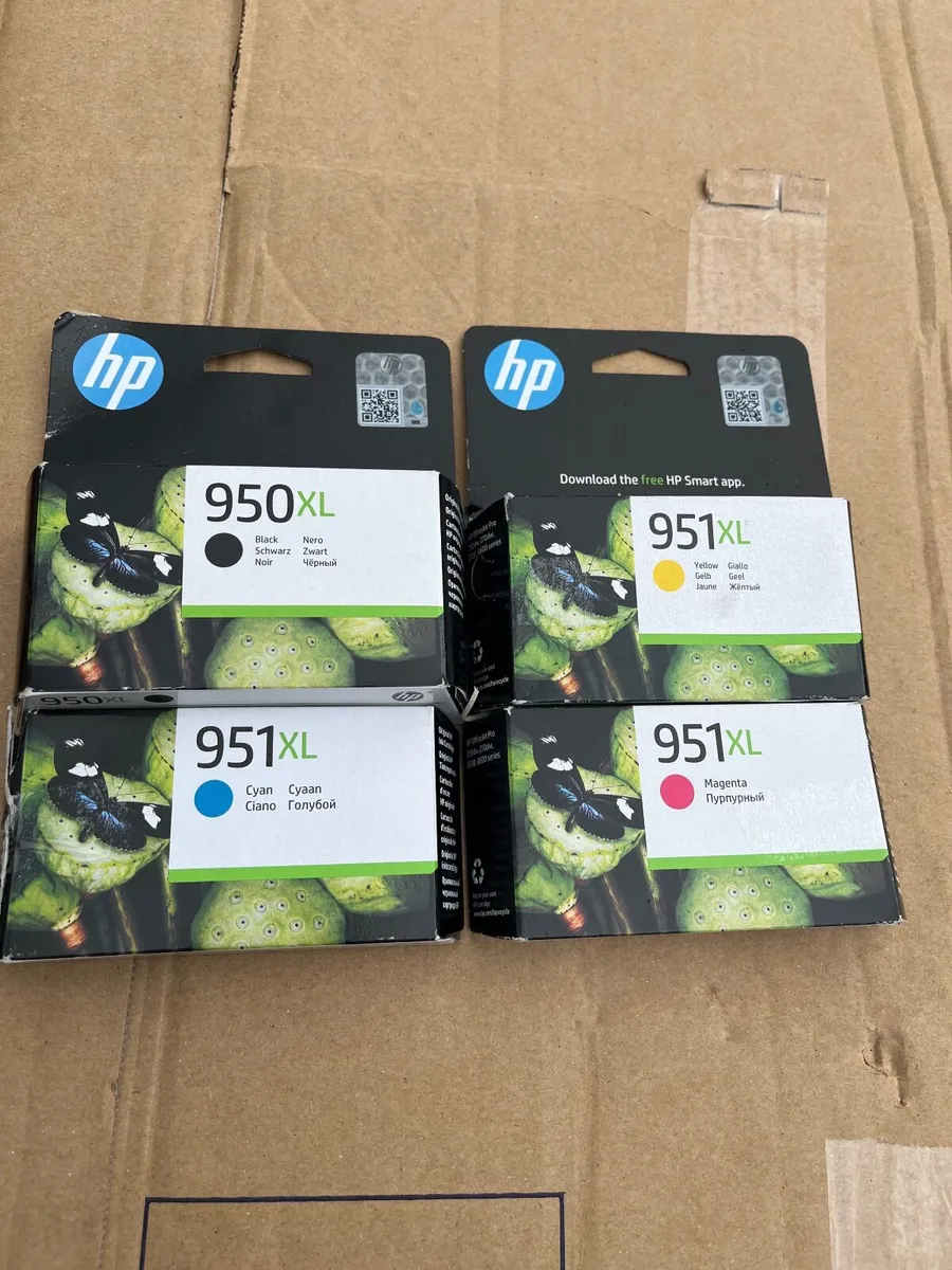 Set of HP 950Xl/951XL Colour Ink Cartridges - Image 1